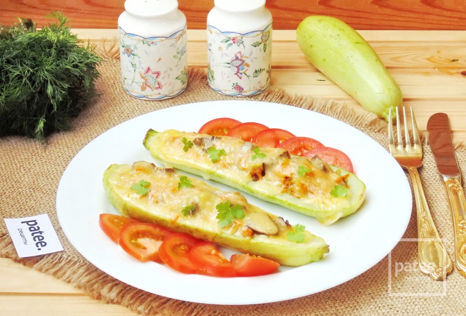 Кабачки запеченные в духовке с говяжьей печенью и овощами - Шаг 13