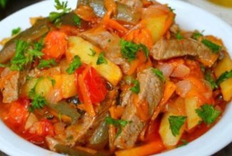 Мясное азу по татарски