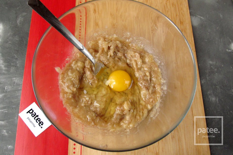 Банановый кекс с мёдом и кунжутом - Шаг 3