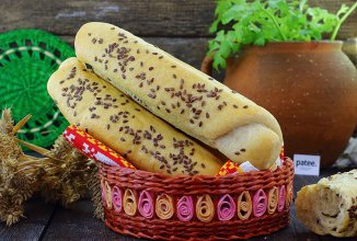 Багеты с семенами льна