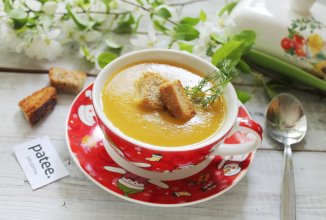 Тыквенный суп-пюре с курицей