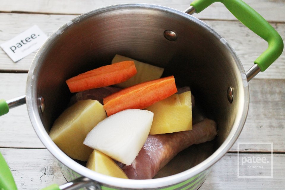 Тыквенный суп-пюре с курицей - Шаг 7