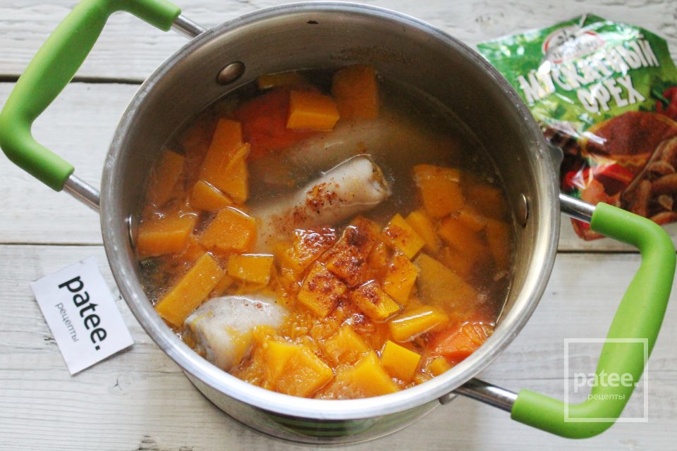 Тыквенный суп-пюре с курицей - Шаг 11