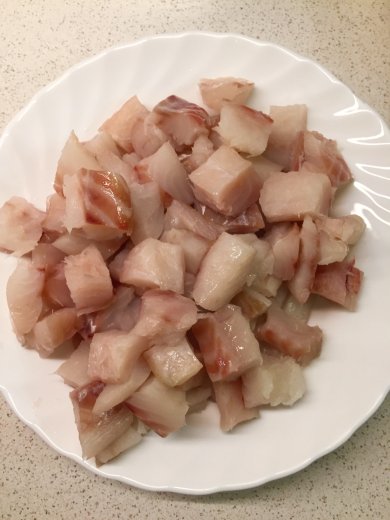 Минтай в сливочном соусе - Шаг 1