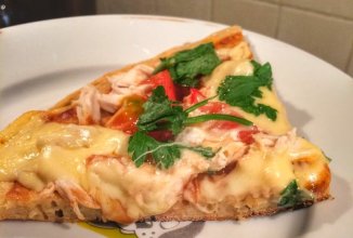 ПП пицца пятиминутка на сковороде