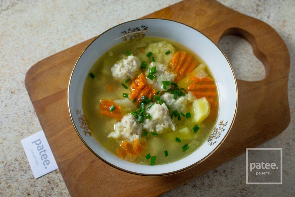 Суп с мясными клецками - Шаг 16