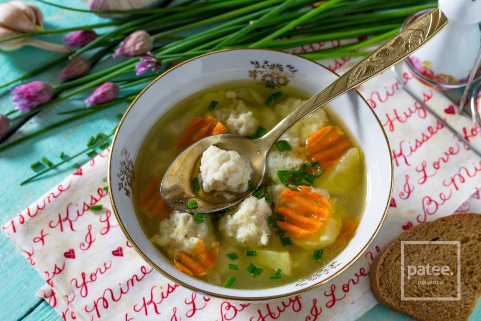 Суп с мясными клецками - Шаг 17