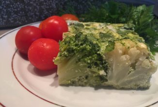 Овощная запеканка с творогом ПП