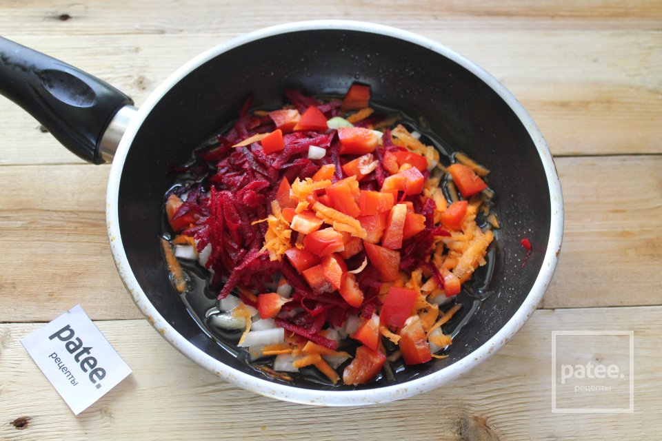 Постный борщ с килькой в томате - Шаг 10