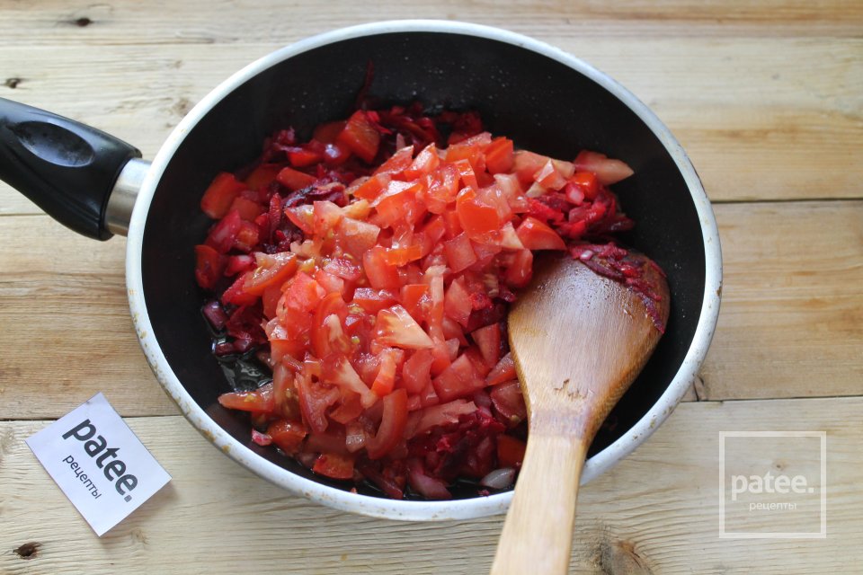 Постный борщ с килькой в томате - Шаг 12