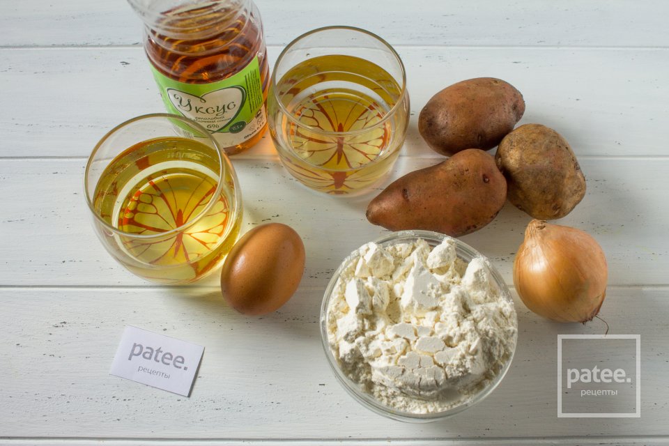 Кныши - пирожки с картошкой в духовке - Шаг 1