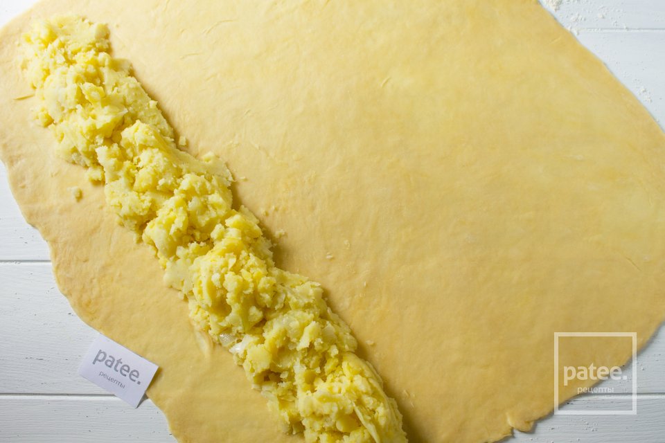 Кныши - пирожки с картошкой в духовке - Шаг 10