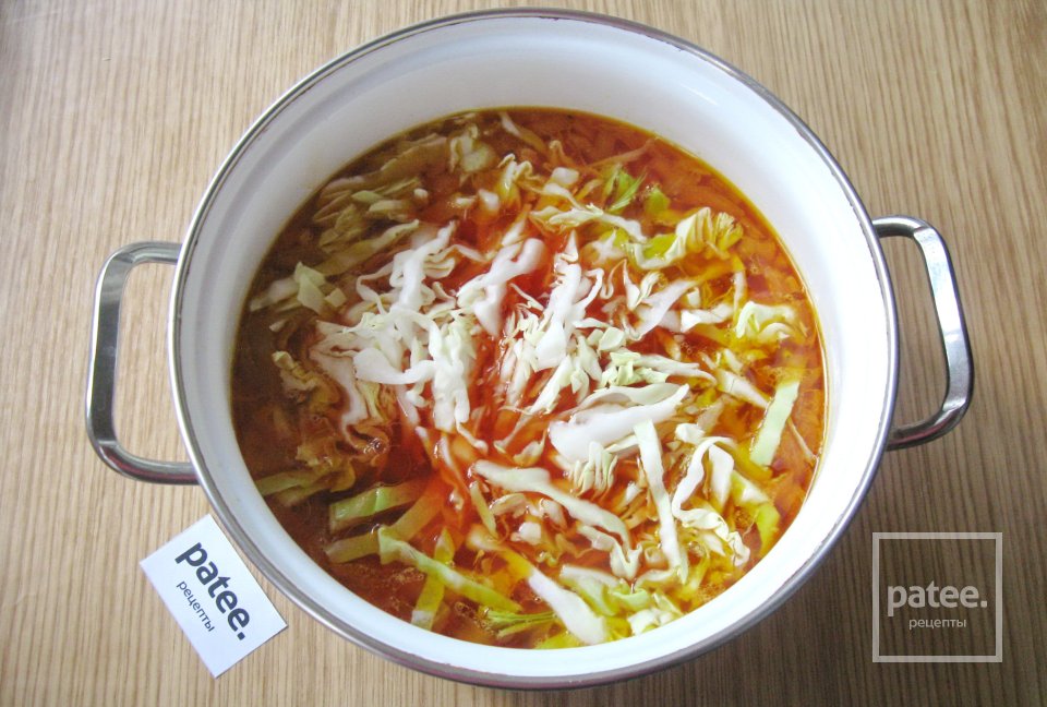 Борщ на рыбном бульоне - Шаг 12