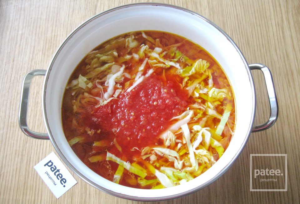 Борщ на рыбном бульоне - Шаг 13