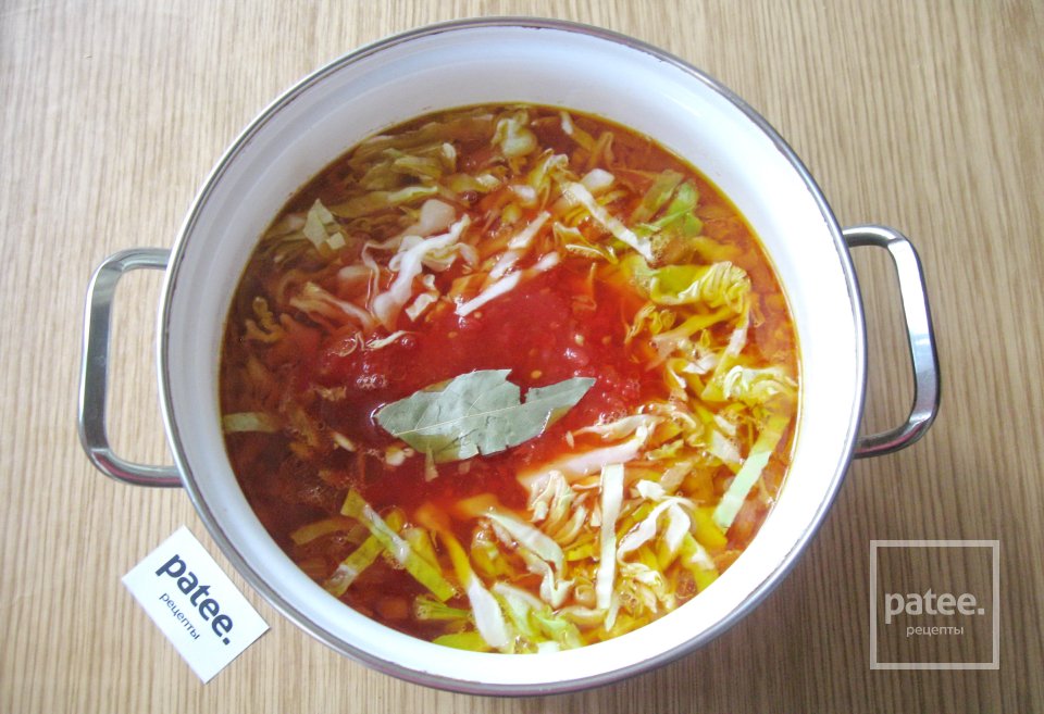 Борщ на рыбном бульоне - Шаг 14