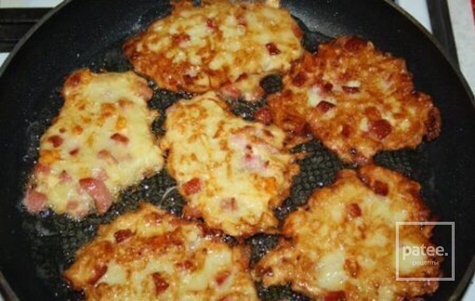 Драники с сельдереем и ветчиной - Шаг 2