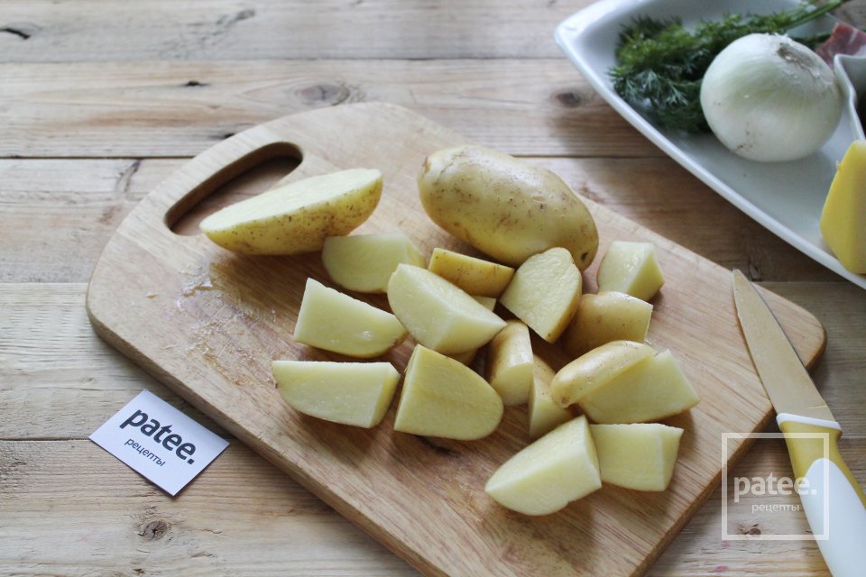 Картофельный салат с пикантной заправкой - Шаг 3