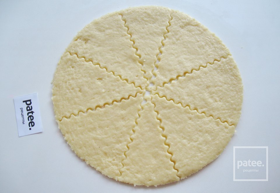 Конвертики из творожного теста с яблоками - Шаг 10