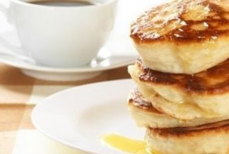 Пышные оладьи на кефире