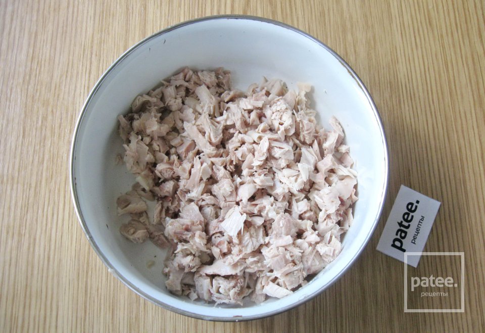 Слоеный пирог с курицей - Шаг 4