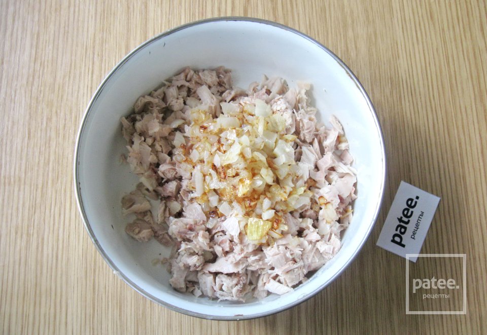 Слоеный пирог с курицей - Шаг 5