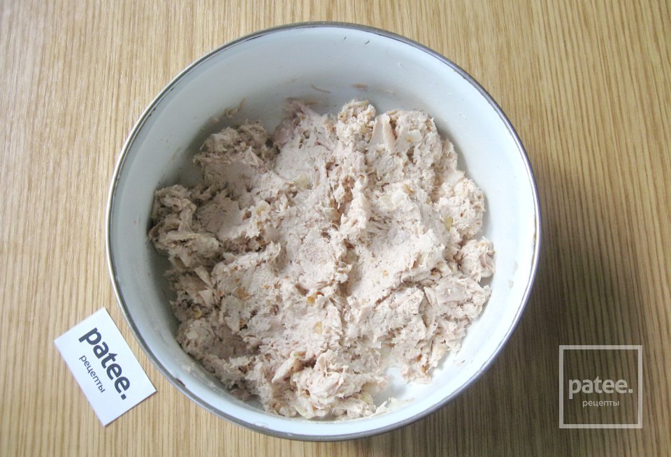 Слоеный пирог с курицей - Шаг 6