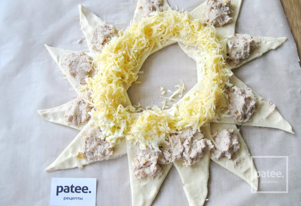 Слоеный пирог с курицей - Шаг 10