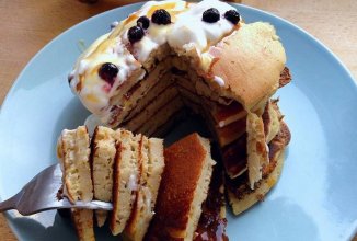 Вкусных банановые панкейки 🍴🍌