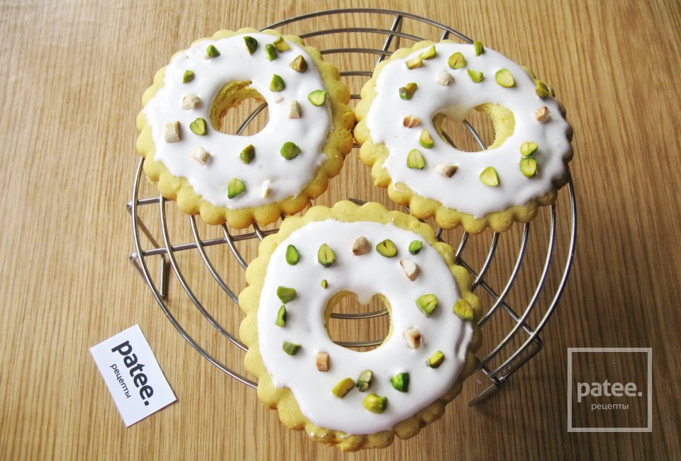 Лимонные кольца с фисташками и арахисом - Шаг 23