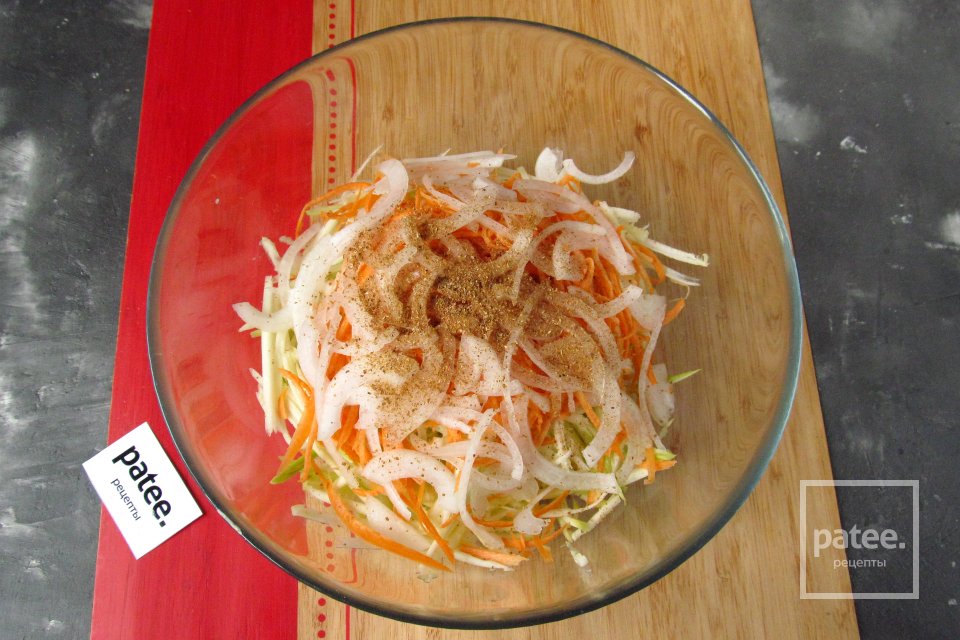 Кабачки по-корейски - Шаг 7