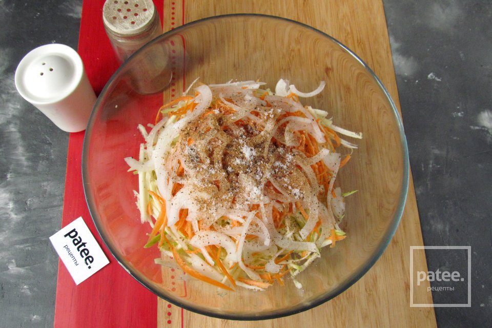 Кабачки по-корейски - Шаг 8