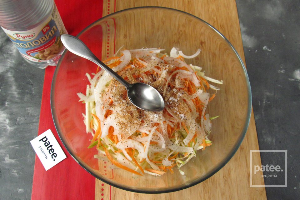 Кабачки по-корейски - Шаг 9