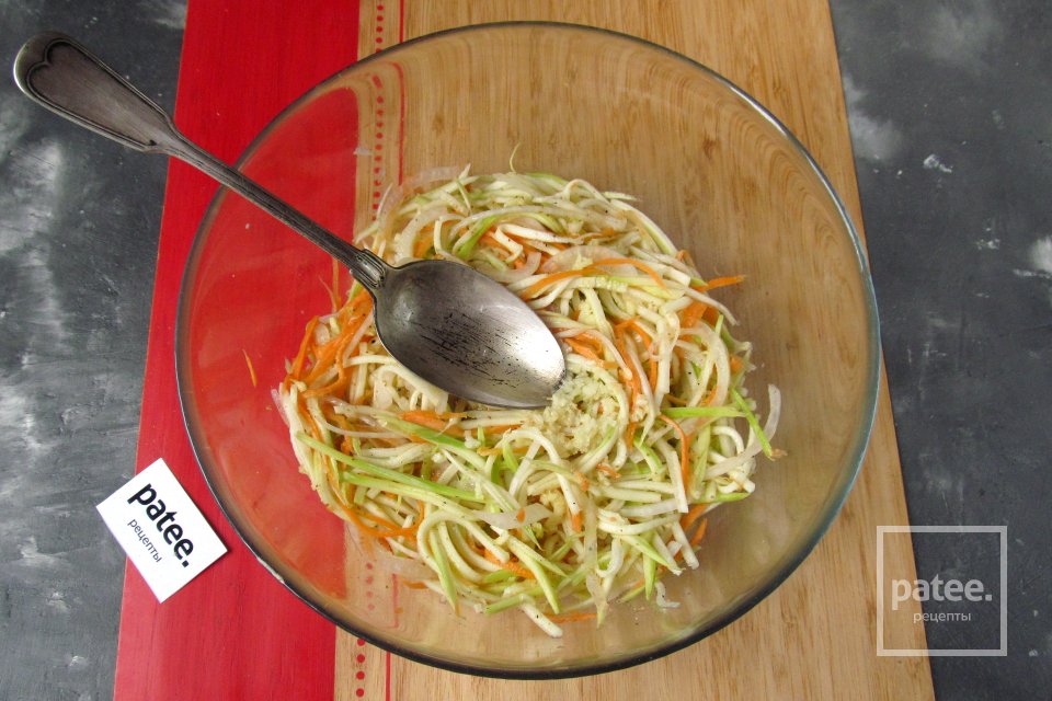 Кабачки по-корейски - Шаг 12