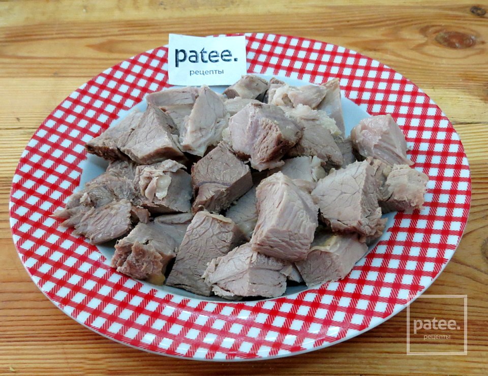 Блины со свининой и сыром - Шаг 4