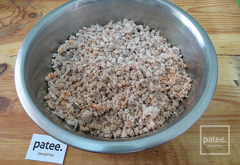 Блины со свининой и сыром - Шаг 8