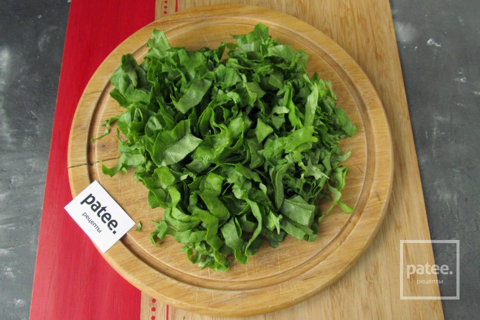 Салат из листьев салата - Шаг 2