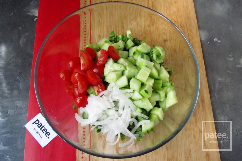 Салат из листьев салата - Шаг 8