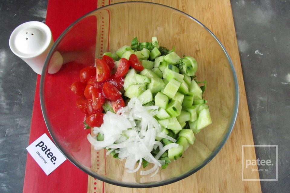 Салат из листьев салата - Шаг 9