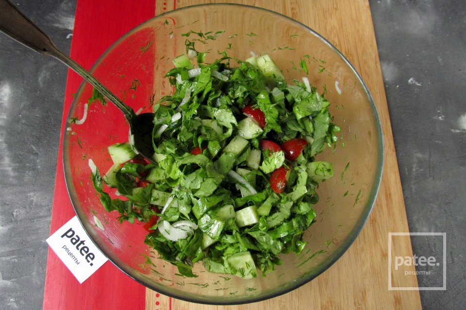 Салат из листьев салата - Шаг 11