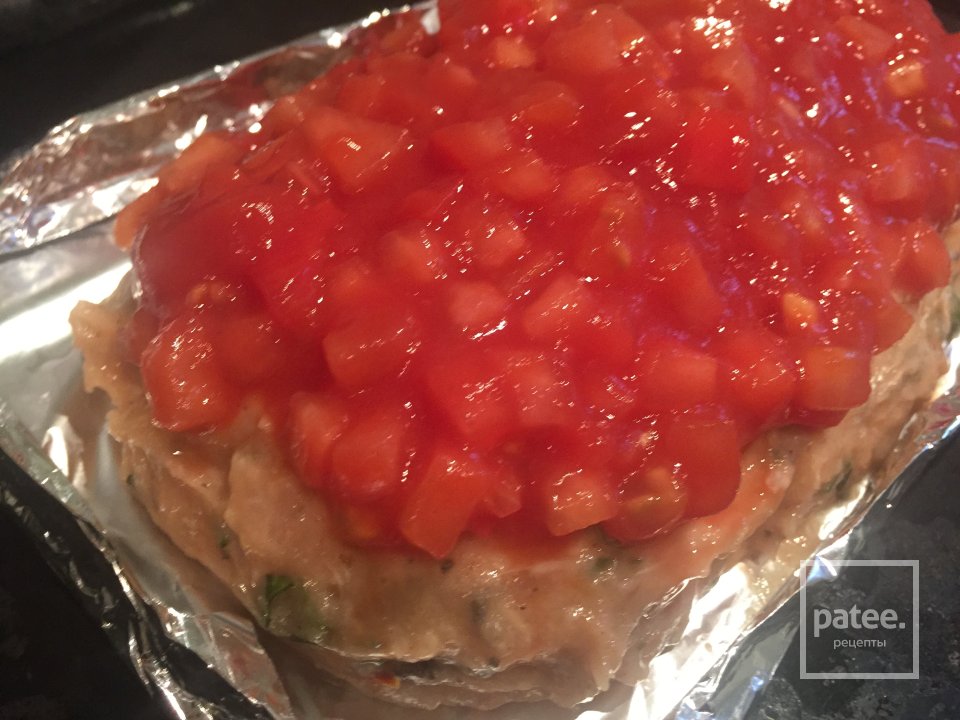 Мясной рулет (хлеб) с томатами - Шаг 3