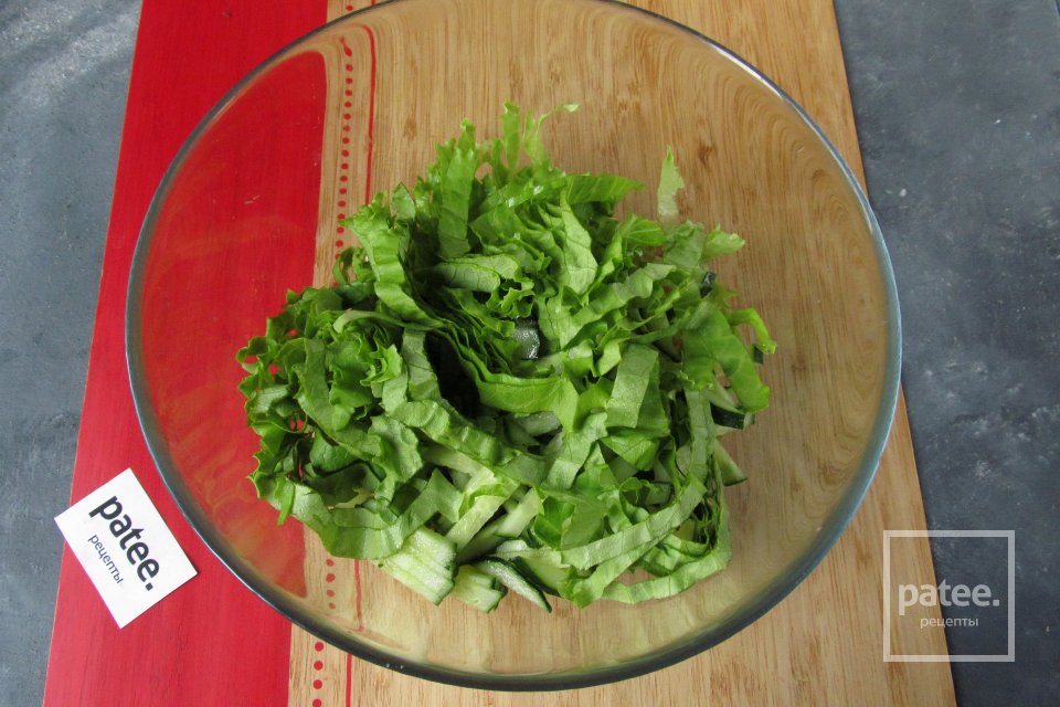 Салат с курицей и огурцом - Шаг 7