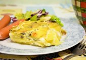 Картофельная запеканка с камбозолой
