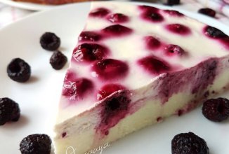 Двухслойная запеканка со сметаной