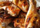 Шашлык из окорочков с мармеладным соусом