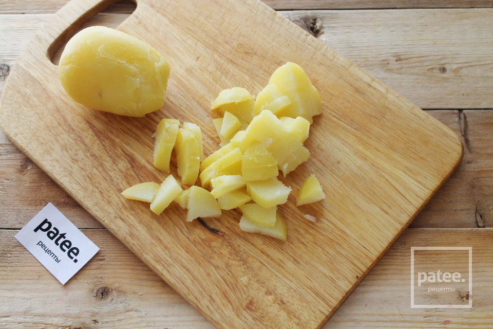 Окрошка на огуречном рассоле - Шаг 5