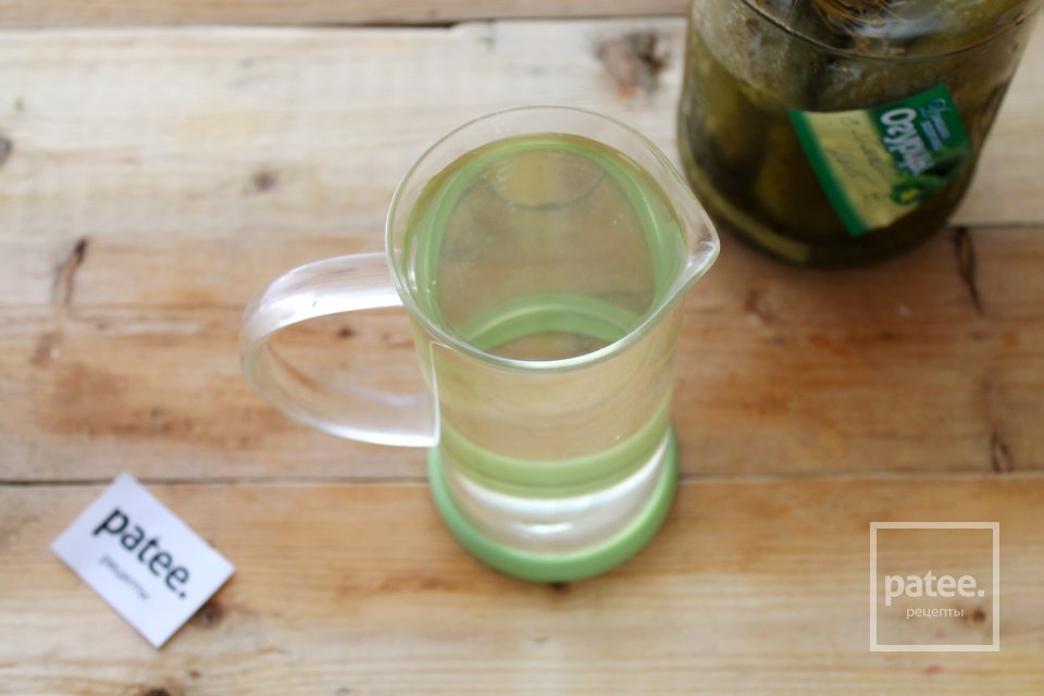 Окрошка на огуречном рассоле - Шаг 13