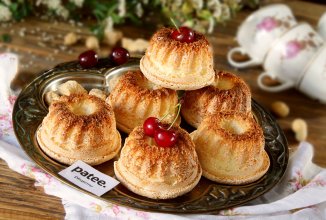 Воздушные кексы в силиконовых формочках