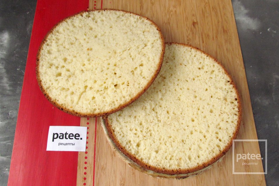 Домашний торт с клубникой - Шаг 11