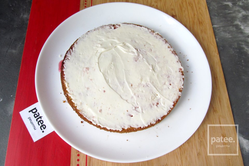 Домашний торт с клубникой - Шаг 14