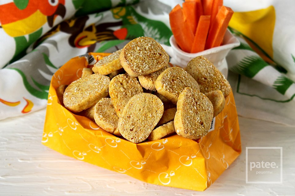 Детское печенье с морковью и овсяными хлопьями - Шаг 12